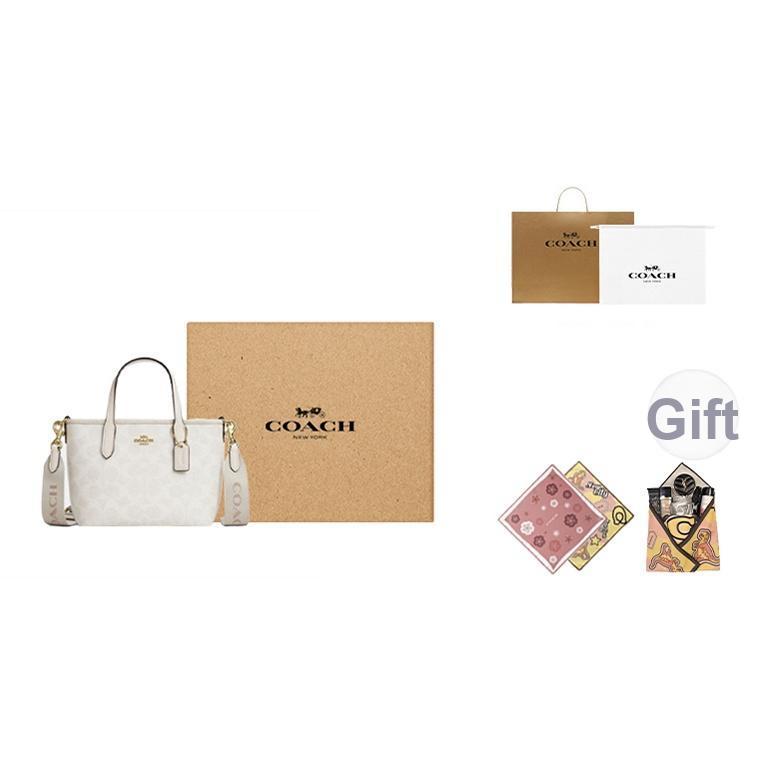 Coach City 15 Removable Shoulder Strap Tote Bag Women Tote White CW032-IMXU5