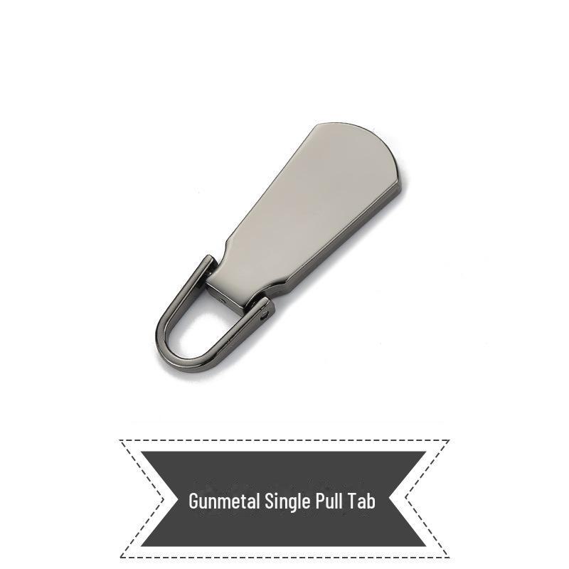 Tool-Free Removable and Replaceable Luggage Wallet Zipper Puller Pendant