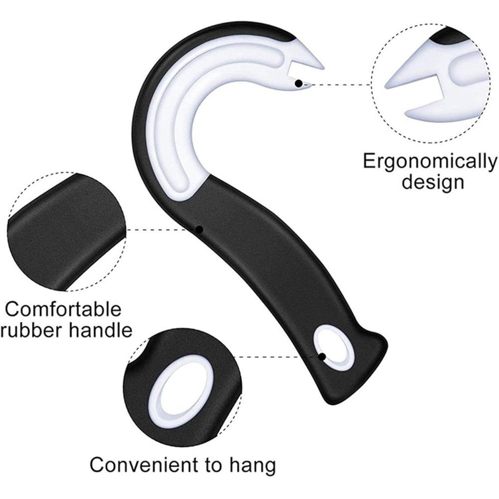 Portable J-Shaped Non-Slip Jar & Can Opener – Easy-Grip Multifunctional Lid & Ring Pull Opener