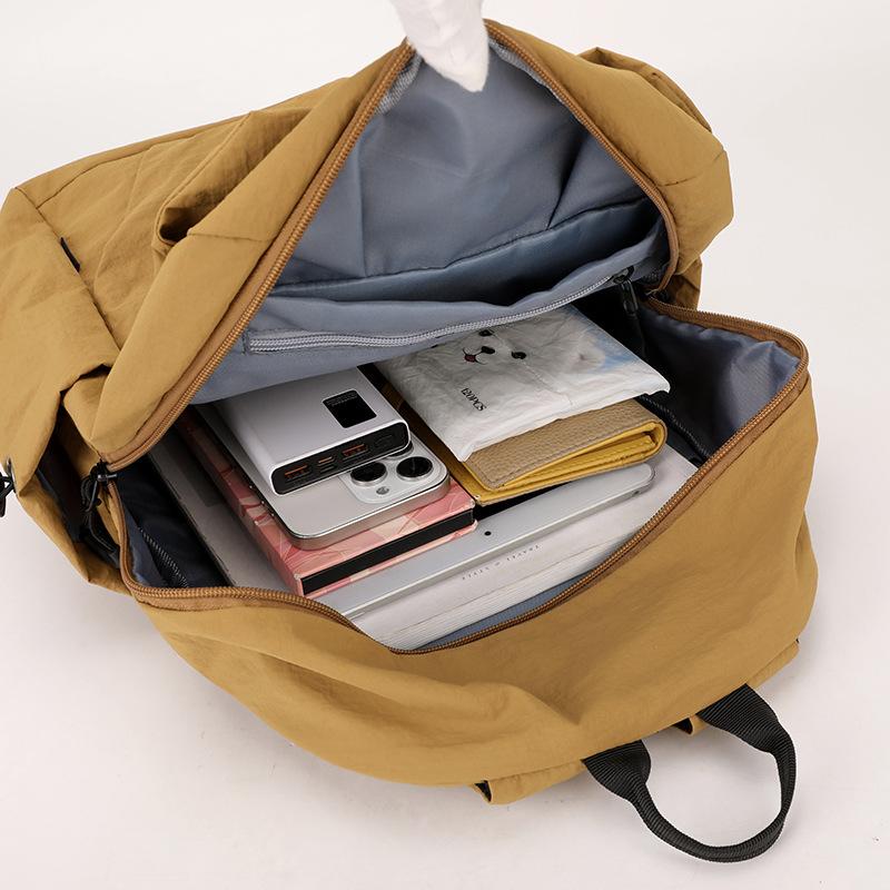 Small Backpack Men's Small Trendy Brand Mini Lightweight Student Schoolbag Sports Short Trip Small Backpack Women Waterproof