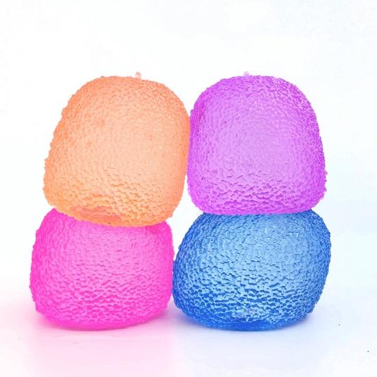 Candy Squeeze Toy Stress Anxiety Relief Waterdrop Bear Cube Sensory Toy Teens Adults Portable Soft Pinch Toy Party Favors
