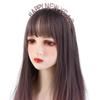 New Year Gift Zinc Zinc Alloy HAPPY NEW YEAR Headband Rhinestone Crown Female Jewelry Korean Style Hair Hoop