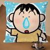 Cartoon Throw Pillow Covers Living Room Decoration Printed Sofa Cushion Cover Polyester Soft Pillowcase