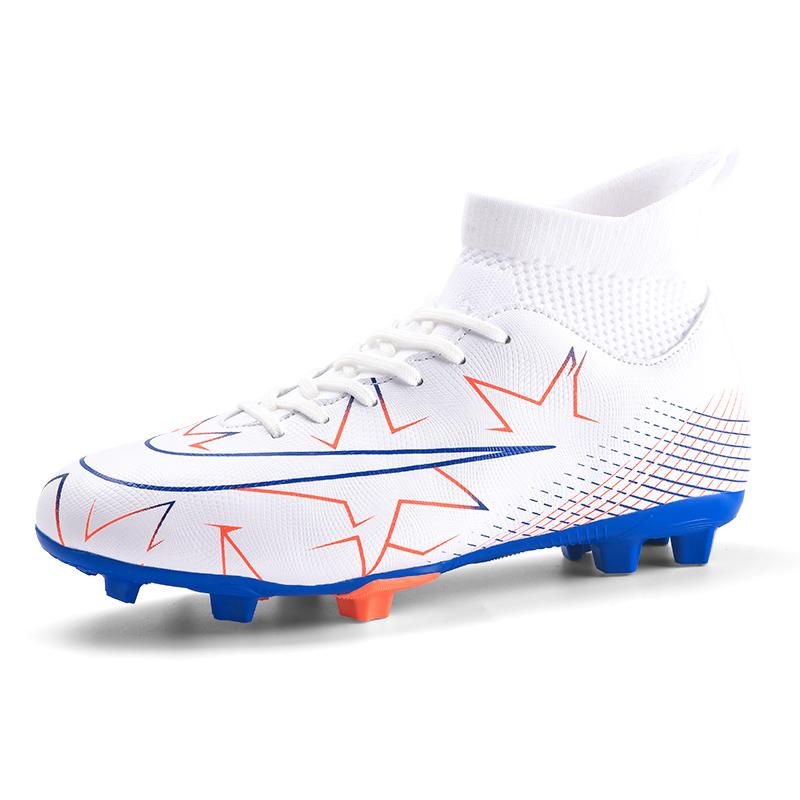 Men's Training Actual Combat Football Shoes Wear-resistant Anti-slip Rebound AG Long Nail Shock Absorption Shoes for Women