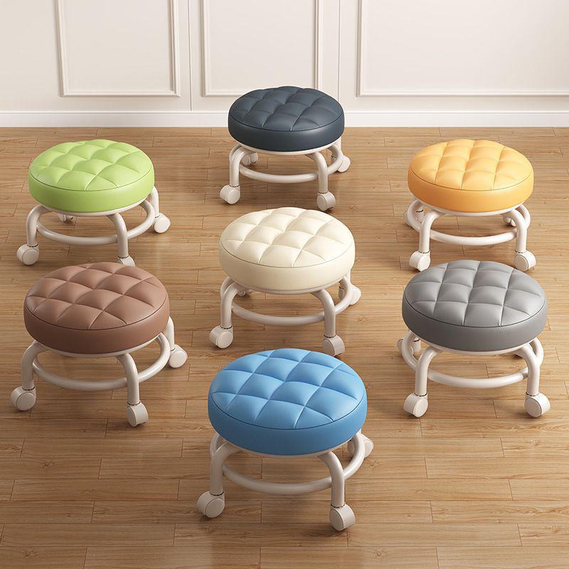 Rolling Pulley Stool for Home, Kids, Internet Celebrities, Soft, Simple Design, Ideal for Grout, Manicure, Pedicure.