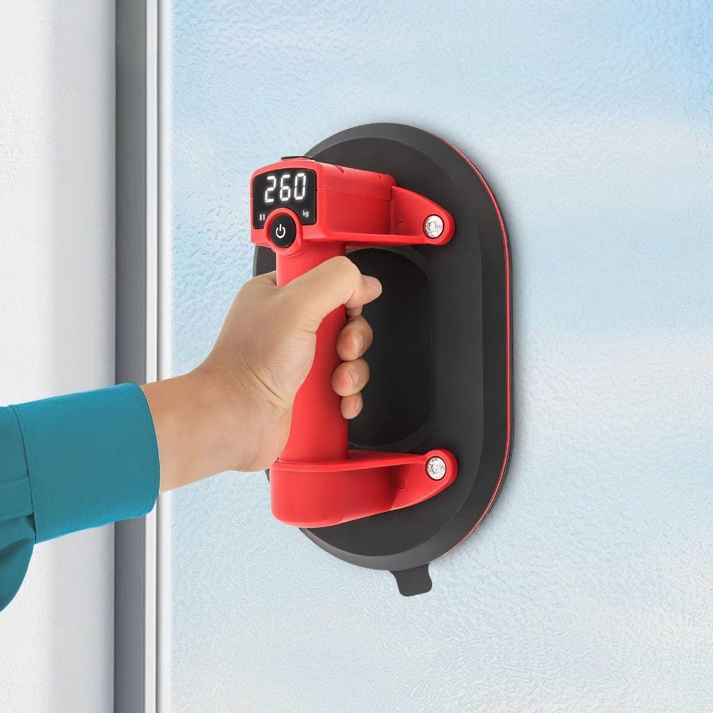 Digital Display Glass Lifting Suction Cup Intelligent Seamless Joint Tool  Ceramic Tiles