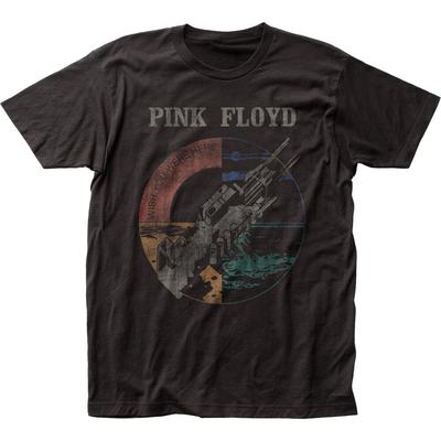 Pink Floyd Wish You Were Here T-Shirt Herren Rock and Roll Klassisches Band-T-Shirt Schwarz