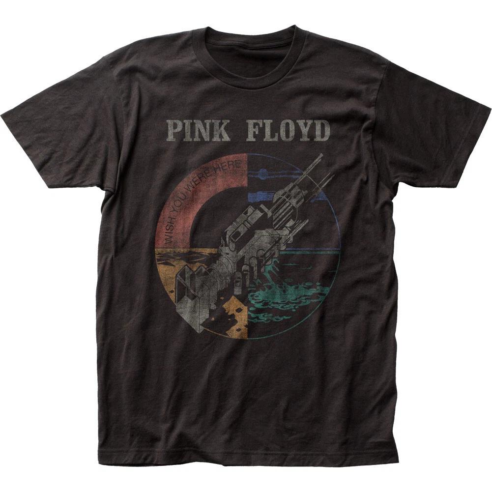 Pink Floyd Wish You Were Here T Shirt Mens Rock and Roll Classic Band Tee Black