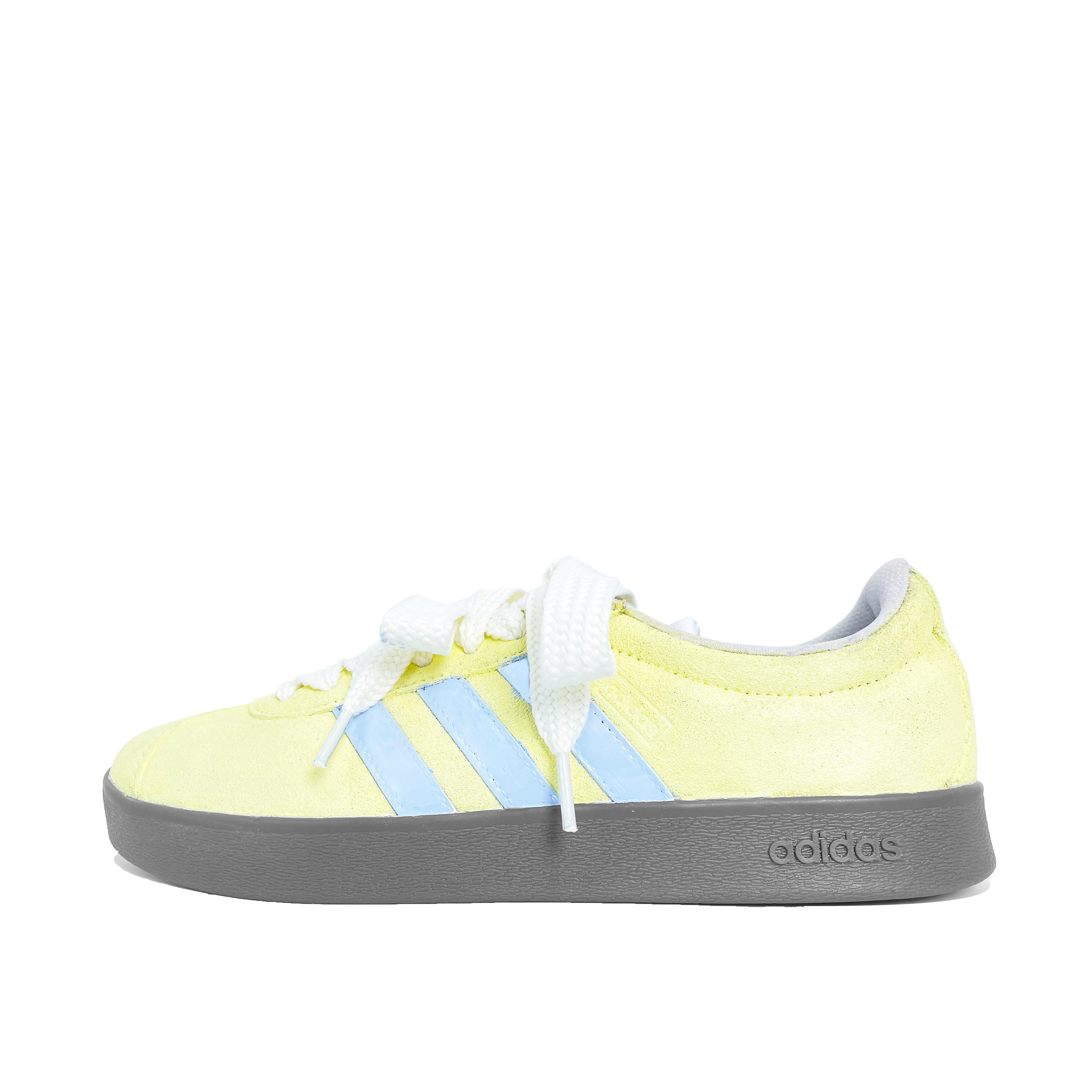 

Adidas Custard Ice Cream Lightweight Low top Skateboard Shoes Unisex Yellow Blue HQ1802(Team847-) 35⅔