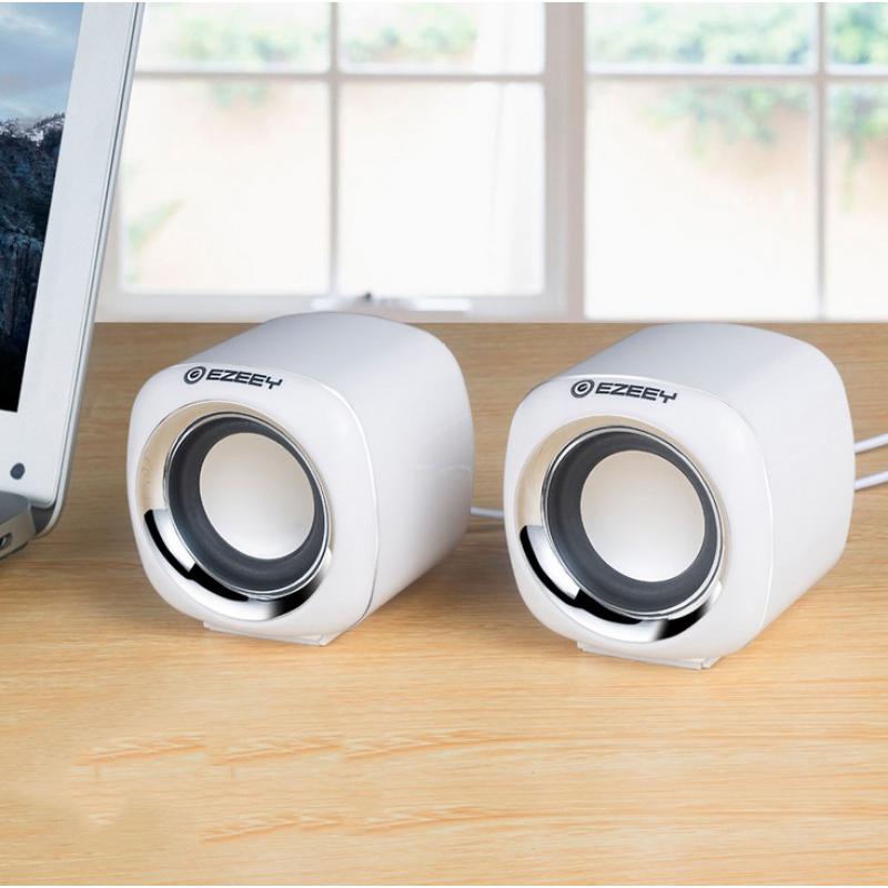Datamaskinhøyttalere Stereo Dyp Bass Lydboks Høyttaler For PC Laptop Musikkspiller Subwoofer Multimedia
