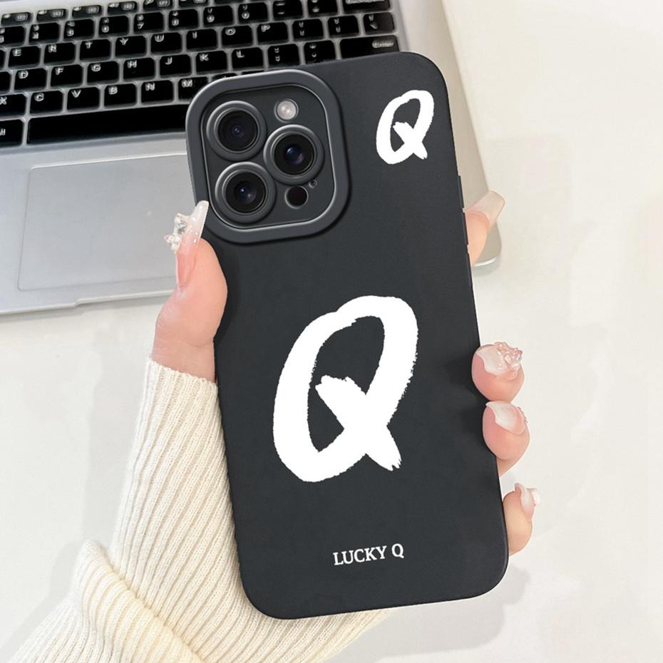 New Fashion Letter Phone Case For iPhone 15 Pro Max 15Pro Soft Silicone Shockproof Cases For iPhone15 15ProMax Covers Bumpers