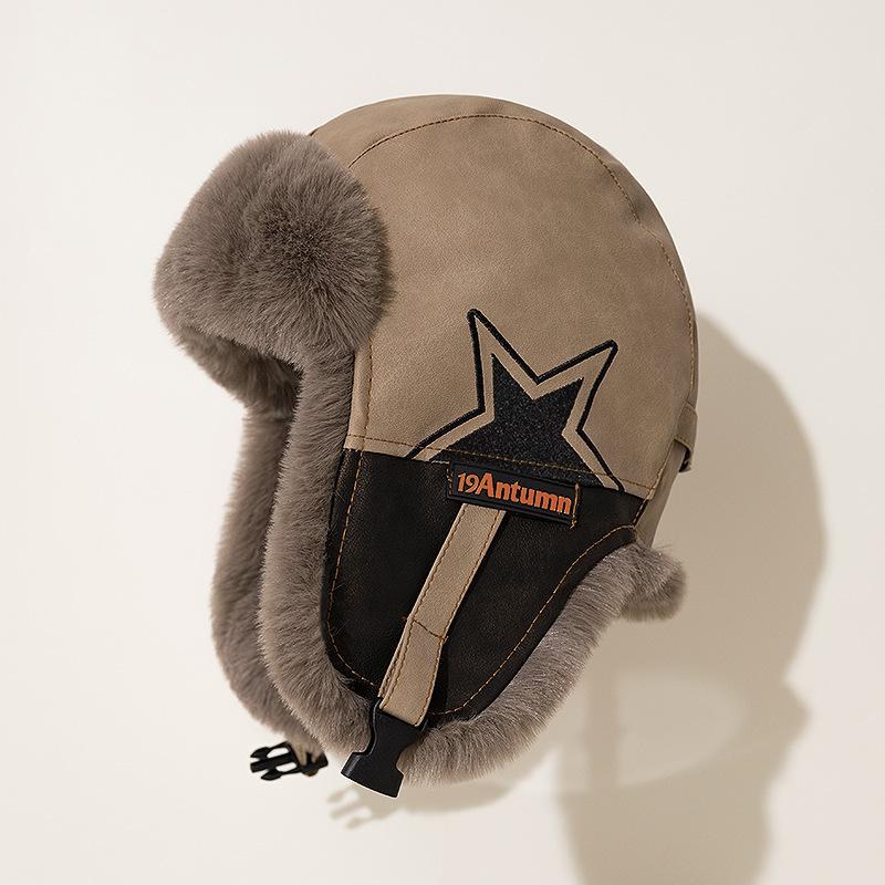 

Утепленная шапка-ушанка из искусственного меха Half Star, ушанка, унисекс, зимняя, для катания на лыжах, путешествий, повседневная, теплая, цветная шапка