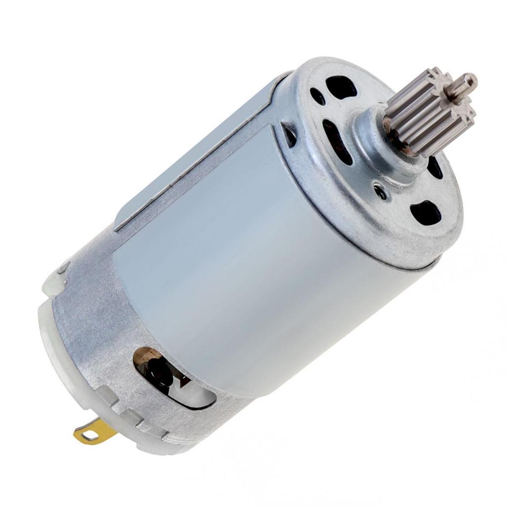 390 DC Motor 12 Teeth 3.7V 3500RPM High Speed Large Torque Mini Motors for Electric Brush / Small Home Appliances