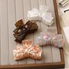 Geometric Retro Bow Acetate Hair Claw Hairpin Korean Style Shark Clip  Streetwear