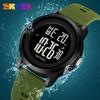 Casual Style Simple Student Electronic Watch Versatile Youth Silicone Waterproof Sports Alarm Clock Electronic Watch