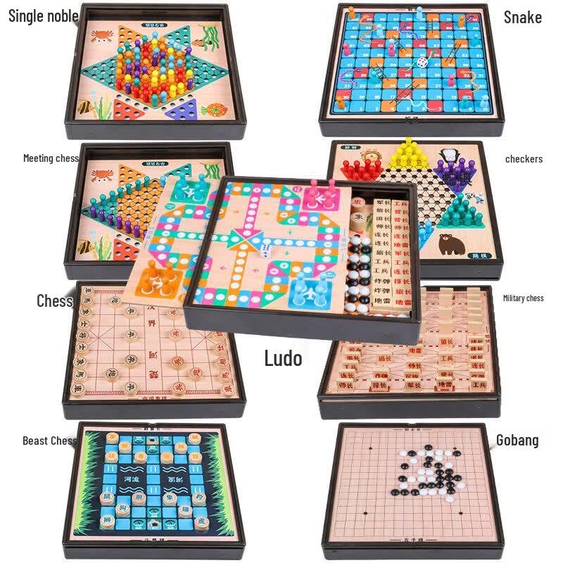 Mussels 9-in-1 Educational Board Game Set