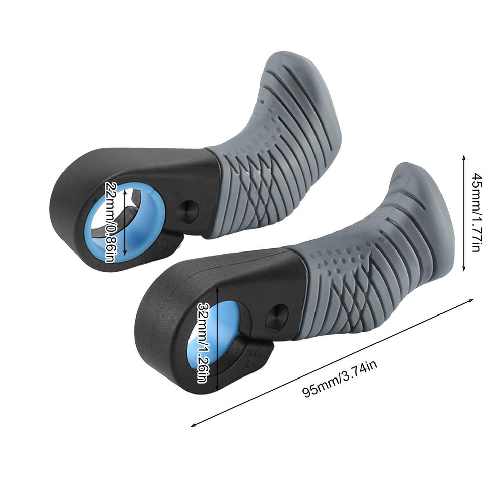 Bicycle Handlebar Grips Non-slip Bike Grips Ergonomic Rest Accessories Thumb For Road Mountain Long-Ride Dirtbike Motorcycle