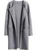 Women American Style Casual Lapel Coat Woolen European