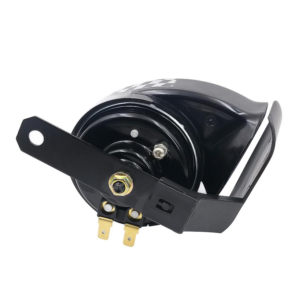 12V Air Motorcycle Horn Loud Electric Air Horn 130dB 510hz Auto Horns Single-tone for Motorcycle Car for Motorbike Truck Vehicle