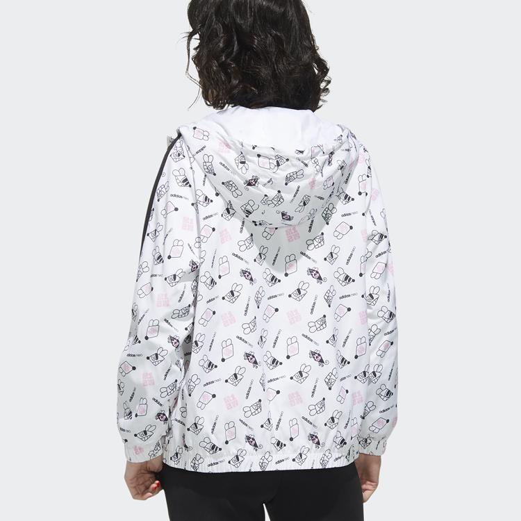 Adidas Neo Art Windbreaker Jacke Damen Jacken Weiß GF7106