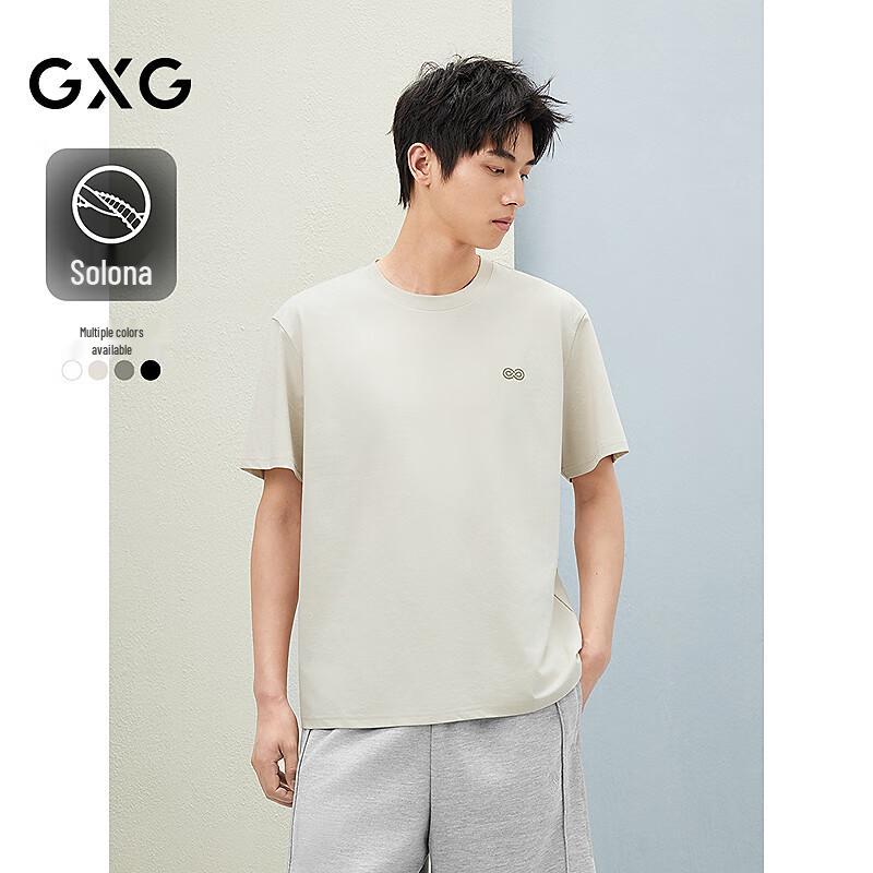 GXG Men s Color Block Embroidered Crewneck T-Shirt L