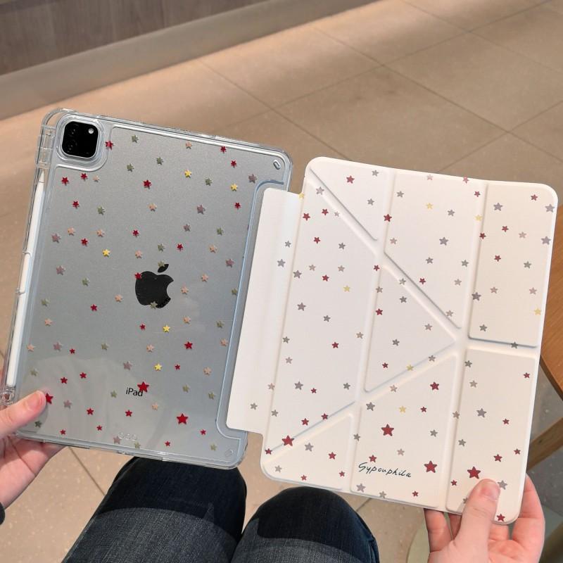 Acrylic Flip Cover Case IPad 10.2 Inch 7th 8th 9th Gen 10 11 Air 5 6 With Auto Sleep Wake Anti-Drop Cute Cartoon