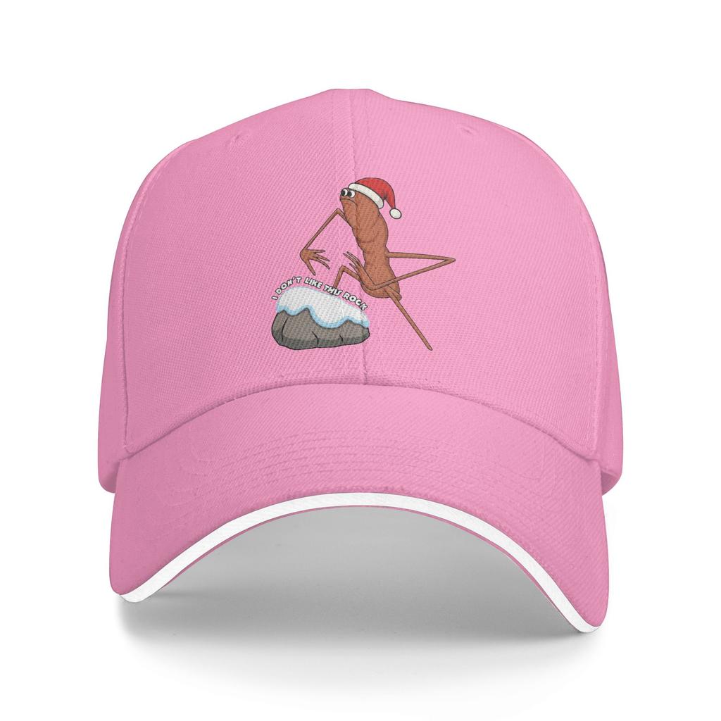 Unisex I dont Like This Rock Marcus The Worm Xmas Christmas Outdoor Hat Spring  Adjustable Cap New Baseball Cap Golf Sunshade