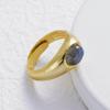 Labradorite Sterling Silver Open Ring - High-End Women's Natural Crystal Jewelry