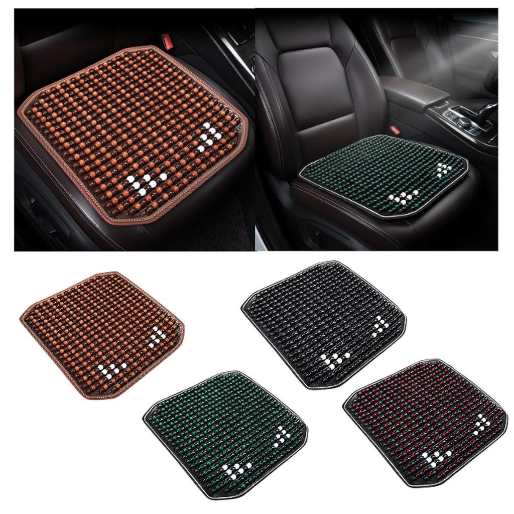 Cooling Beaded Seat Cover Handmade Wood Universal Car Summer Ventilation Seat Cushion Pad for Vehicle Use
