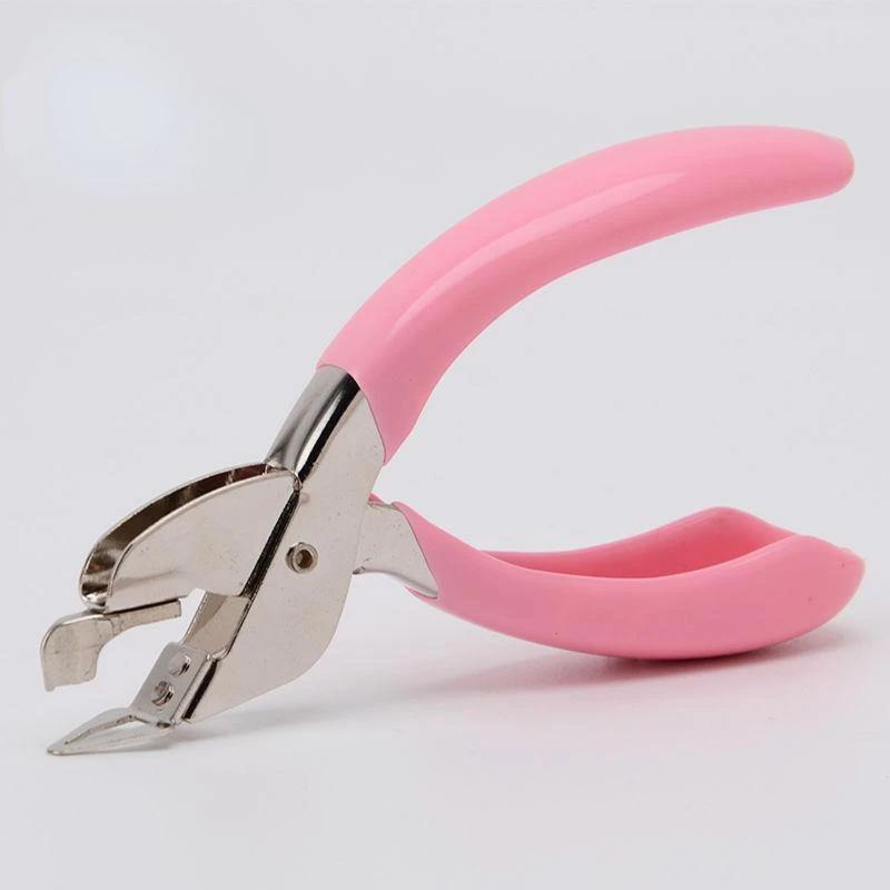 

Мини-профессиональный портативный прочный выдвижной экстрактор, степлер, инструмент для переплета, сверхмощный, прочный, удобный инструмент для удаления металлических скоб розовый