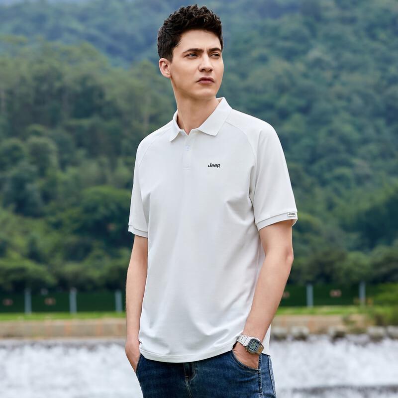 Jeep Men's Embroidered Short Sleeve Polo Shirt