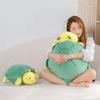 Turtle Wearable Shell Pillow Bee Plush Toy Pendant Spoof Fun Gift Decoration