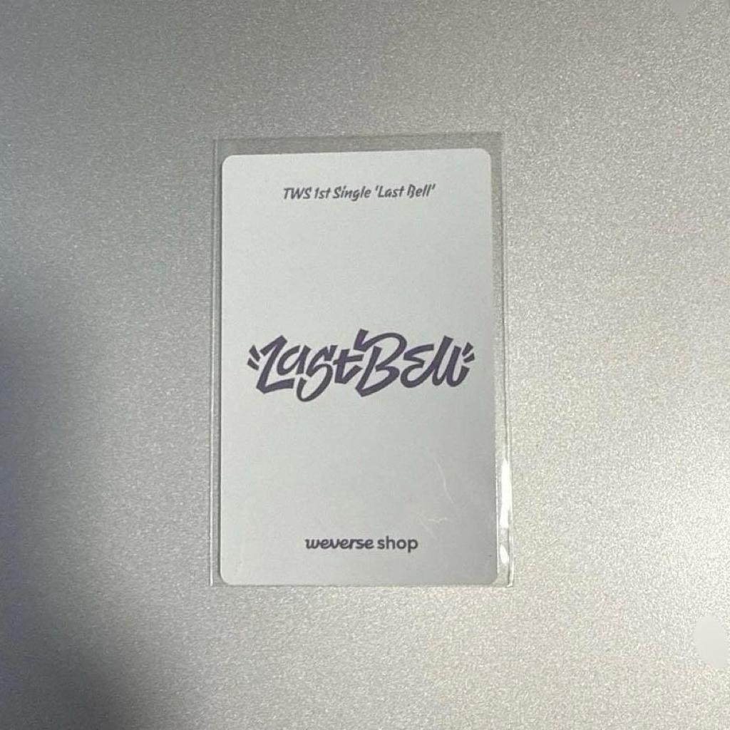 [USED] TWS Last Bell Weverse Bonus Trading Card Jihoon