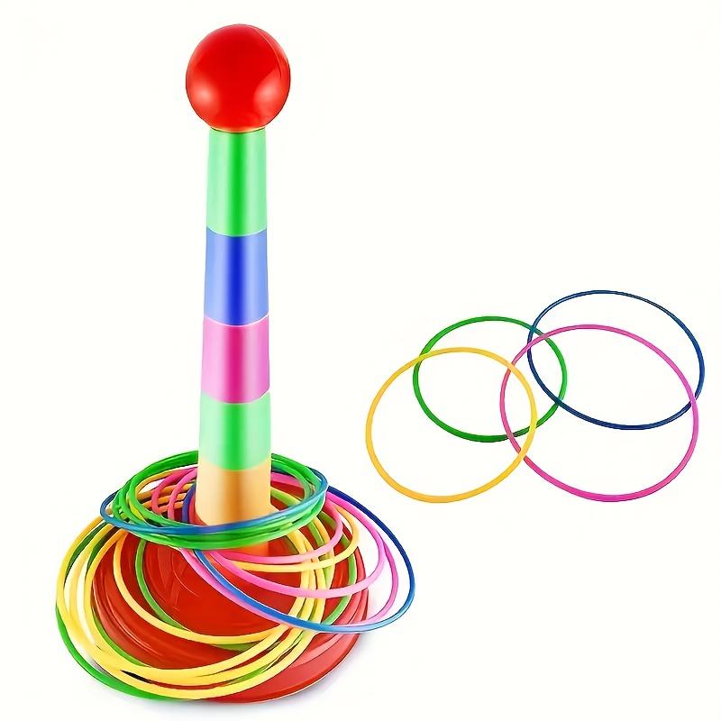 Fun Learning Tower - Interactive Parent Child Puzzle Games, Indoor/Outdoor Ring Throwing Games, Children'S Cognitive Development