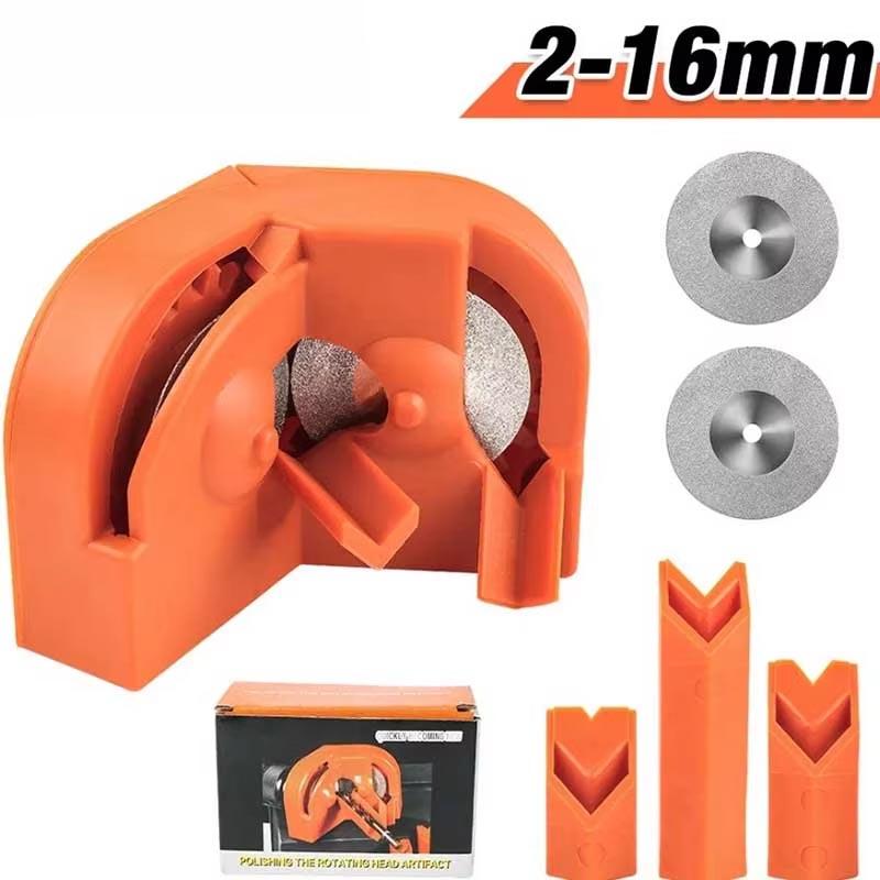 Electric Drill Bit Sharpener 2-16mm Diamond Milling/Twist Drill Bit Sharpener, Household Grinding Tools, Double-sided Polishing