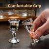 Luxury Small Whiskey Glasses Set Home Use Bullet Cup Pouring Vessel Premium Quality Glassware for Fine Wine And Spirit Tasting