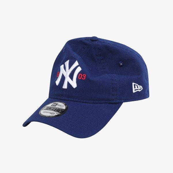 New Era Mlb New York Yankees Unstructured Ballcap Dark Royal 15206352