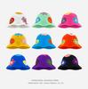 Handmade Colored Flowers Hollowed-out Knitted Bucket Hat Women's Autumn and Winter Sweet and Versatile Face Small Warm Basin Hat Tide