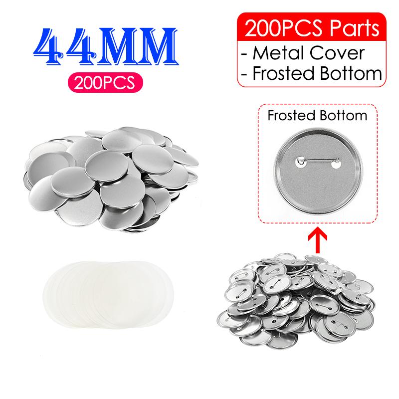 32-75mm Badge Button Mold Interchangeable Die for Button Maker Round/Heart Shaped Mold Badge Pins Parts Supplies for DIY Making