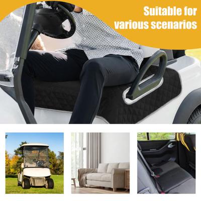 Heated Golf Cart Seat Cover Adjustable Waterproof Non-Slip Universal Winter USB Electric Golf Cart Seat Warmer Mat Towel Blanket