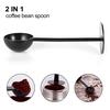 2-in-1 Espresso Coffee Bean Spoon Measuring 10g Tamping Scoop Tamper Tea Tool