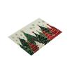 Christmas Placemats Table Decoration Linen Printed Holiday Placemats Insulation Mats Kitchen Home Napkins