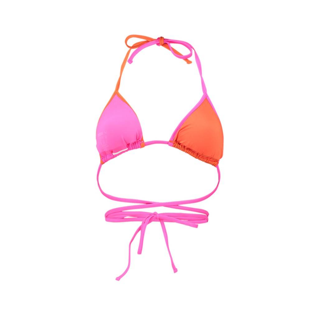 Bikini góra biustonosz Puma Swim Women Wrap Triangle 1P różowy (938065-02)