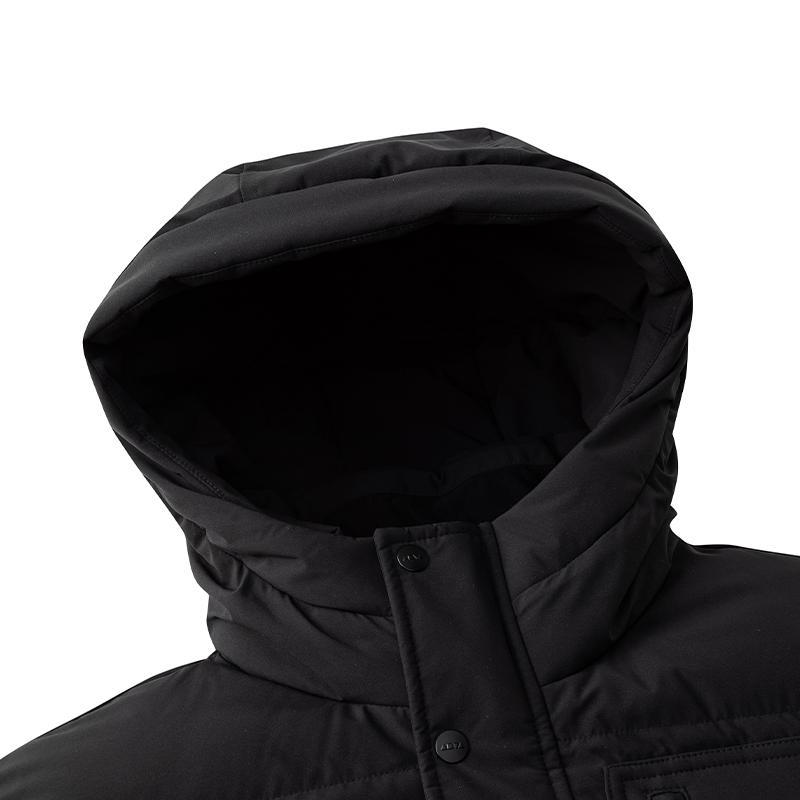 Anta Skate Water-Resistant Loose Basic Black Warm Down Jacket Unisex Jacket 172548909-2