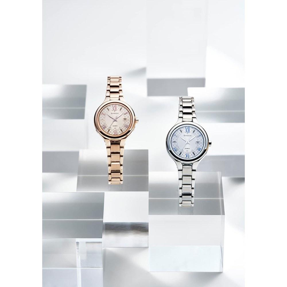 Casio Sheen Radio Wave Solar Wristwatch SHW-7000TCG-4AJF Titanium Ladies Gold
