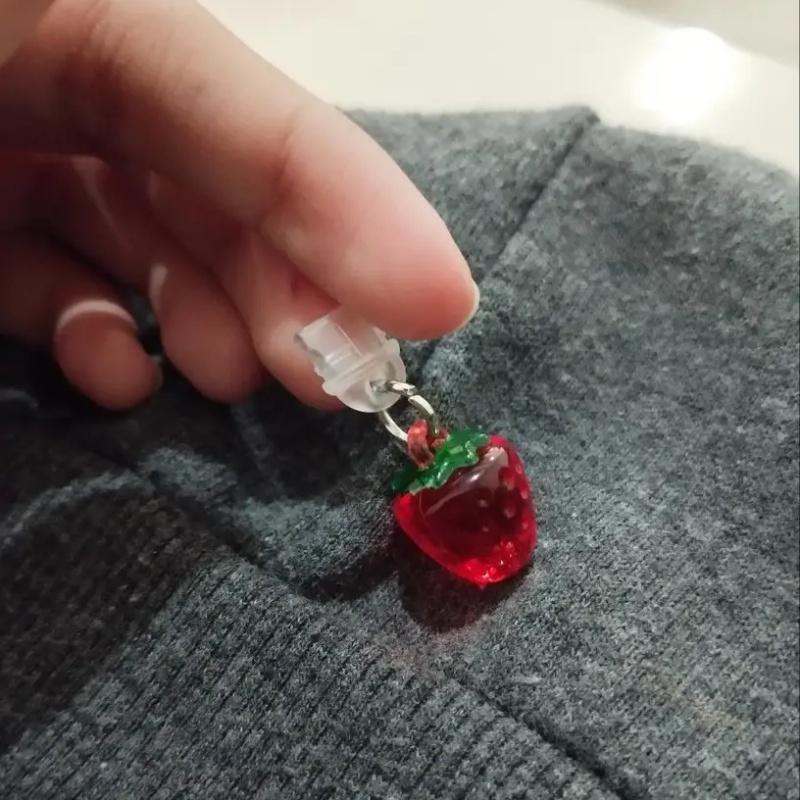 1ks Roztomilá jahodová prachová zátka na mobilní telefon, Krásné příslušenství k mobilnímu telefonu, Dekorace na mobilní telefon