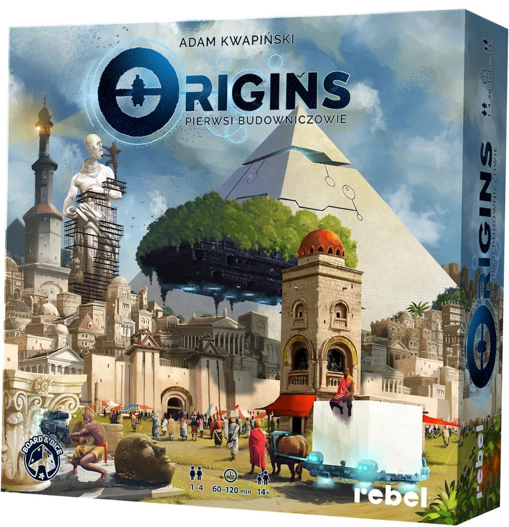 Origins. The First Builders. The Board Game. Rebel