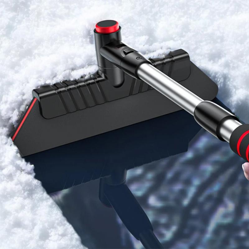 Multi-functional Retractable and Rotatable Car Snow Brush and Snow Shovel Detachable Snow Removal Shovel