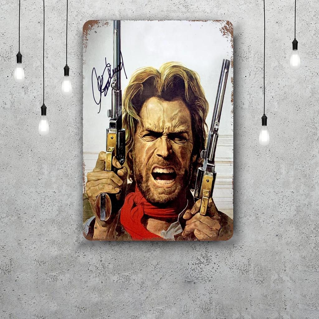 outlaw josey wales Metal Signs wall decor Vintage Tin Signs Captain Metal Poster Decor for Bar Pub Club Wall Decoration