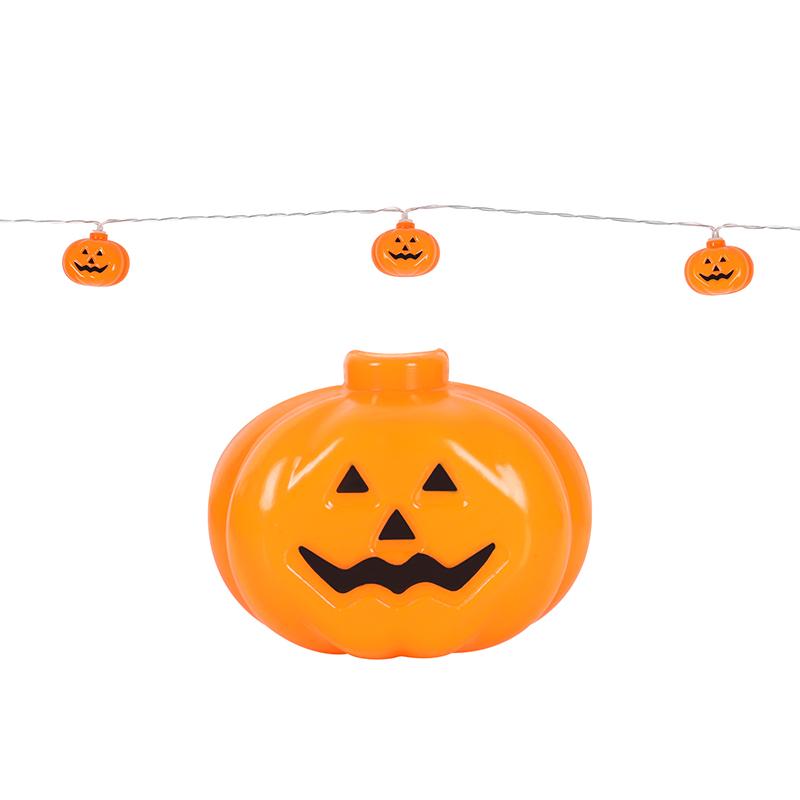 

Halloween Pumpkin Lights Battery Powered - Jack-O-Lantern Outdoor Decor for Garden/Patio/Porch (Batt Not Inc) оранжевый